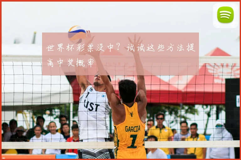 世界杯彩票没中?试试这些方法提高中奖概率